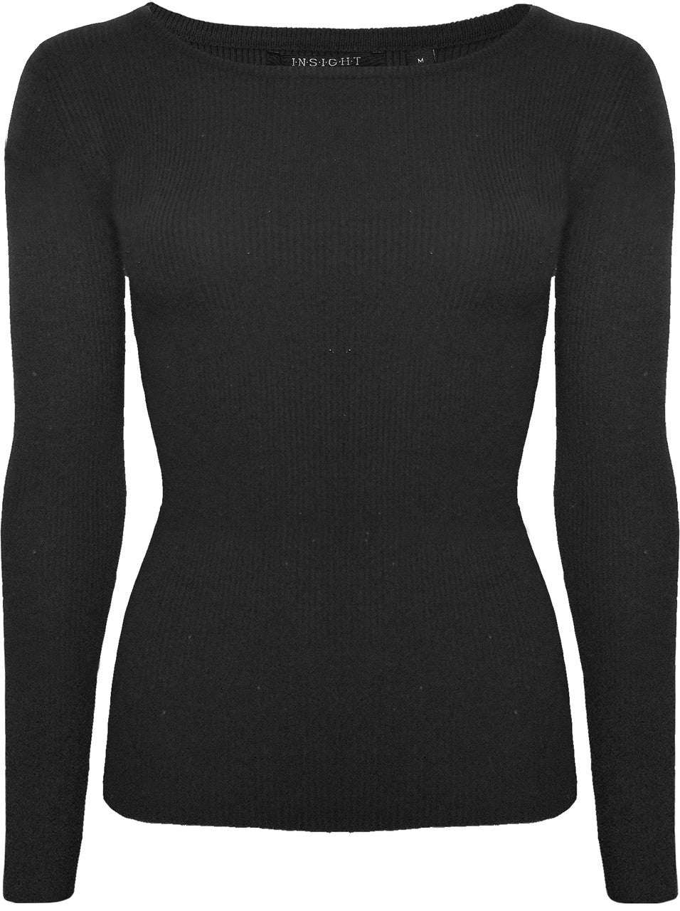 BCT3347 - Fitted Knit Top-05-Sweaters-Insight-Krista Anne's Boutique, Women's Fashion and Accessories Located in Oklahoma City, OK and Black Mountain, NC