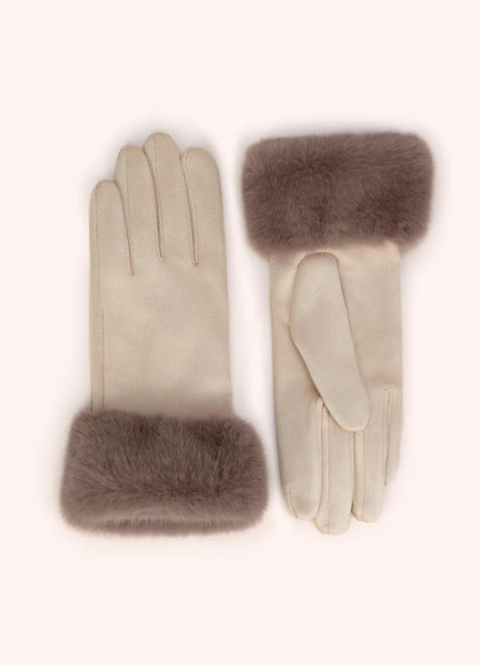 Bettina Gloves-09-Accessories-Powder-Krista Anne's Boutique, Women's Fashion and Accessories Located in Oklahoma City, OK and Black Mountain, NC