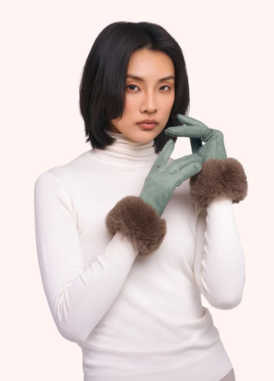 Bettina Gloves-09-Accessories-Powder-Krista Anne's Boutique, Women's Fashion and Accessories Located in Oklahoma City, OK and Black Mountain, NC