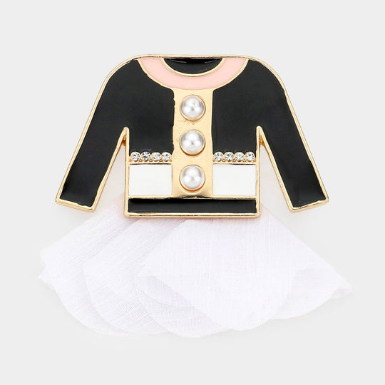 BR1008 - Classic Dress Brooch-09-Accessories-Wona Trading, Inc.-Krista Anne's Boutique, Women's Fashion and Accessories Located in Oklahoma City, OK and Black Mountain, NC