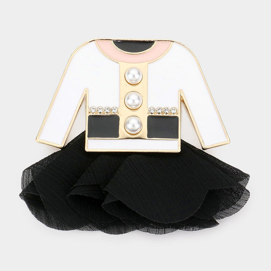 BR1008 - Classic Dress Brooch-09-Accessories-Wona Trading, Inc.-Krista Anne's Boutique, Women's Fashion and Accessories Located in Oklahoma City, OK and Black Mountain, NC