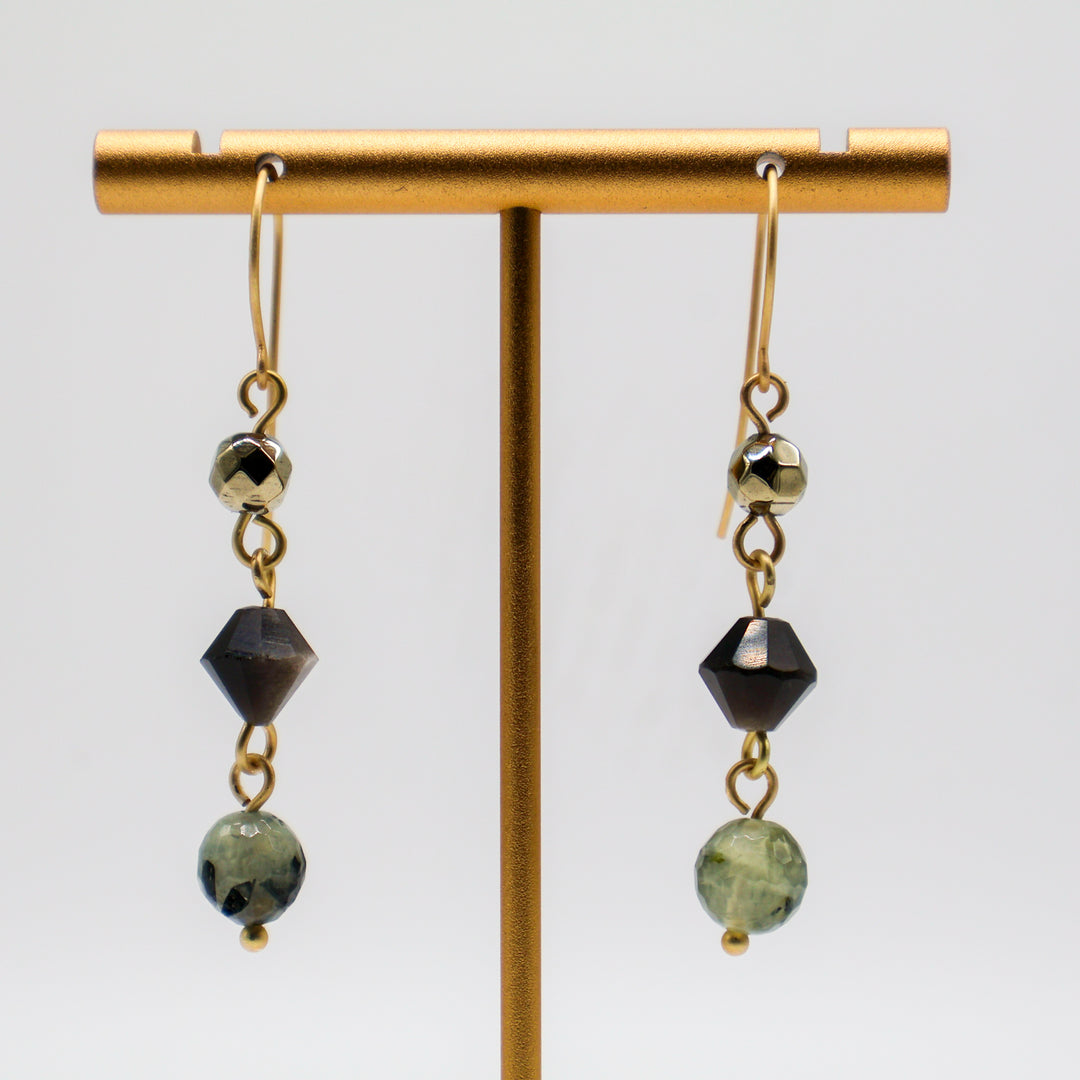 EW-25-77 - Crystal Drop Earrings-10-Jewelry-Michele Busch Jewelry-Krista Anne's Boutique, Women's Fashion and Accessories Located in Oklahoma City, OK and Black Mountain, NC