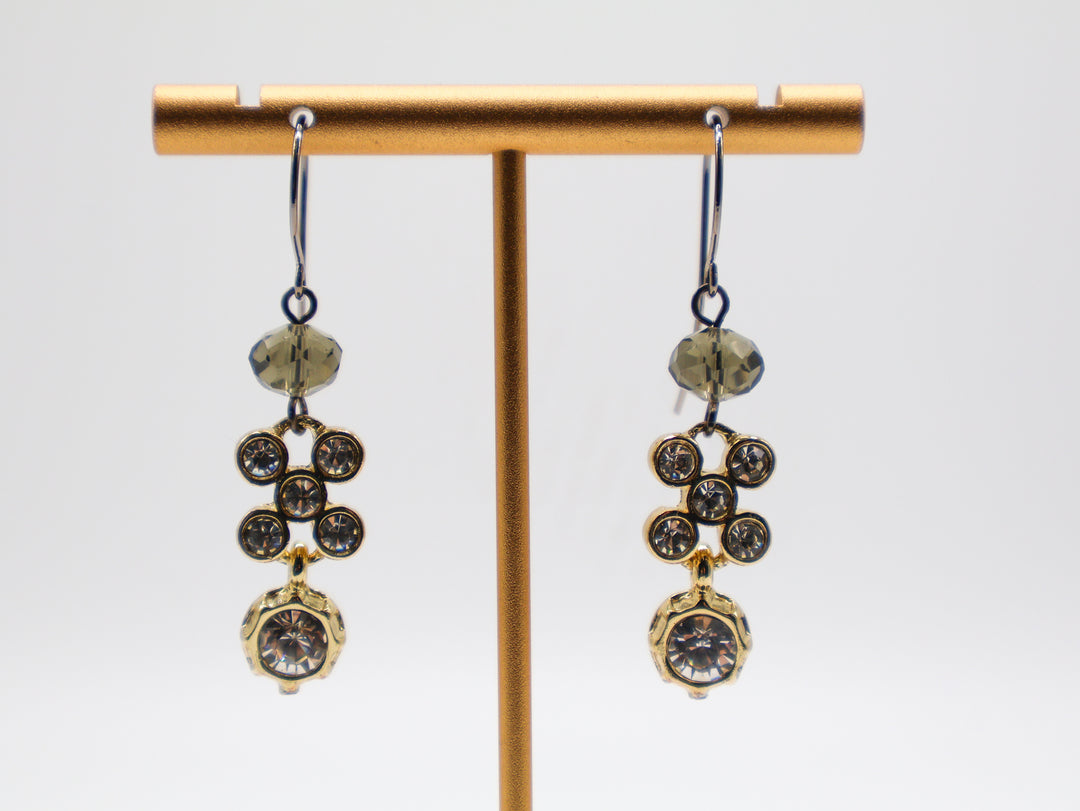 EW-25-88 - CZ Clover Earrings-10-Jewelry-Michele Busch Jewelry-Krista Anne's Boutique, Women's Fashion and Accessories Located in Oklahoma City, OK and Black Mountain, NC