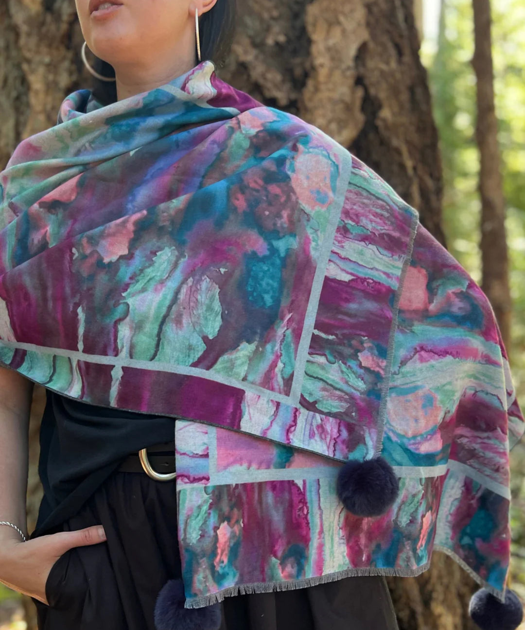 Cozy Vibrant Scarf-12-Gifts-Love's Pure Light-Krista Anne's Boutique, Women's Fashion and Accessories Located in Oklahoma City, OK and Black Mountain, NC