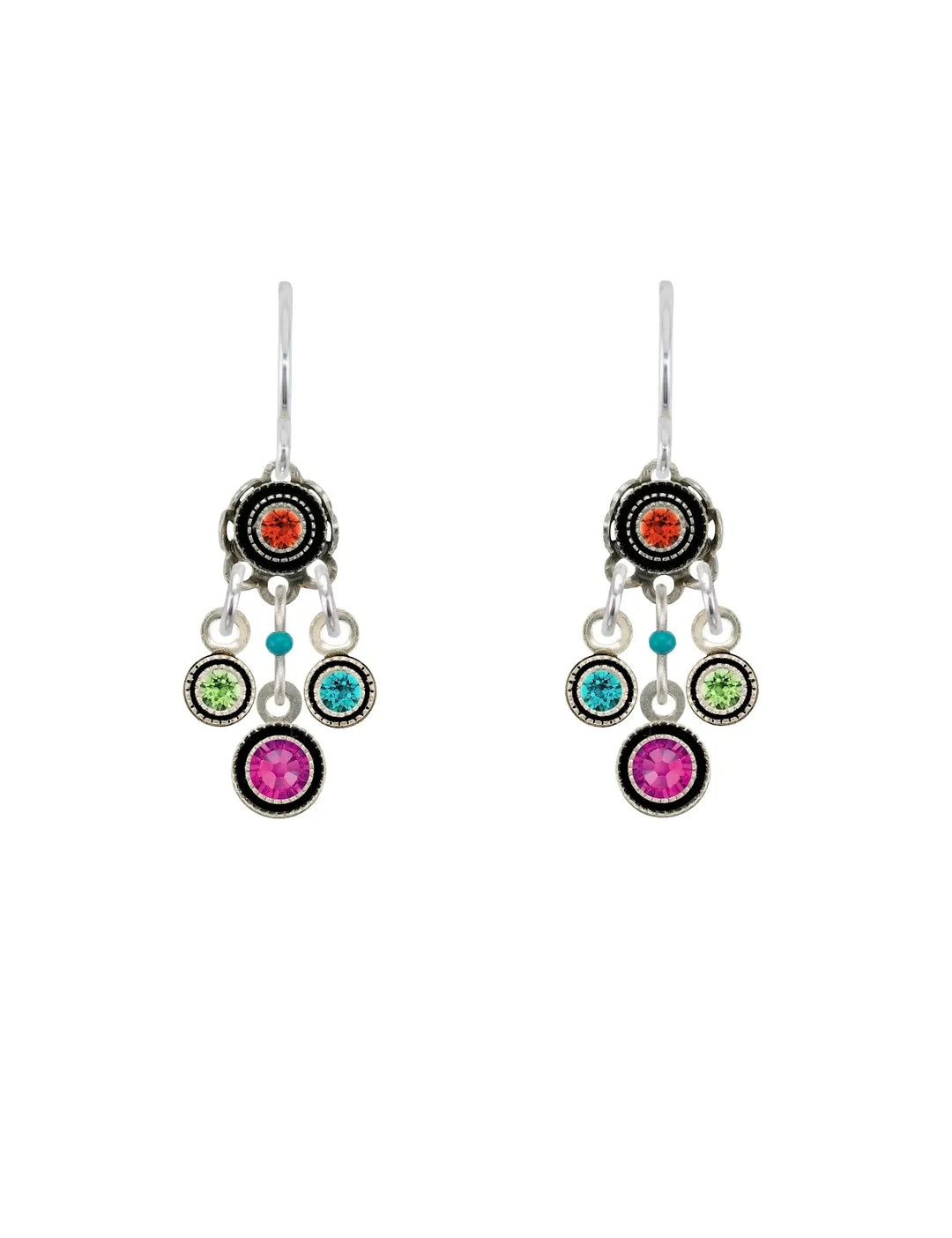 E615-MC - Bubbly Earrings-10-Jewelry-Firefly Mosaic Jewelry-Krista Anne's Boutique, Women's Fashion and Accessories Located in Oklahoma City, OK and Black Mountain, NC