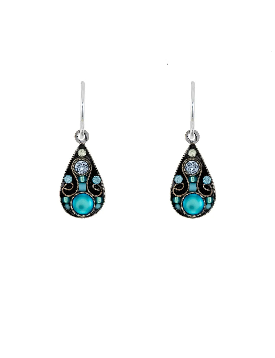 E918-LB - Moonlight Arabesque Drop Earring-10-Jewelry-Firefly Mosaic Jewelry-Krista Anne's Boutique, Women's Fashion and Accessories Located in Oklahoma City, OK and Black Mountain, NC