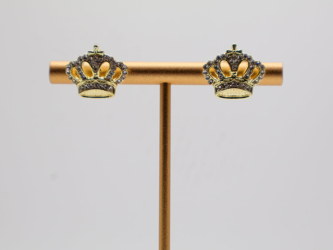 "Daughter of the KING" Crown Earrings-10-Jewelry-Aslan Rose-Krista Anne's Boutique, Women's Fashion and Accessories Located in Oklahoma City, OK and Black Mountain, NC