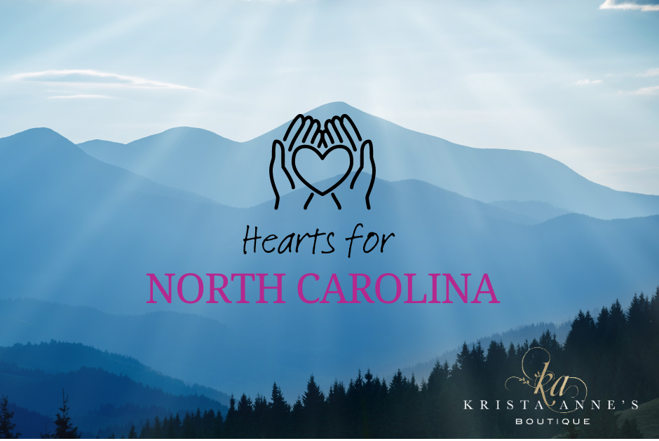 Hearts For NC Donation Card-Krista Anne's Boutique-Krista Anne's Boutique, Women's Fashion and Accessories Located in Oklahoma City, OK and Black Mountain, NC