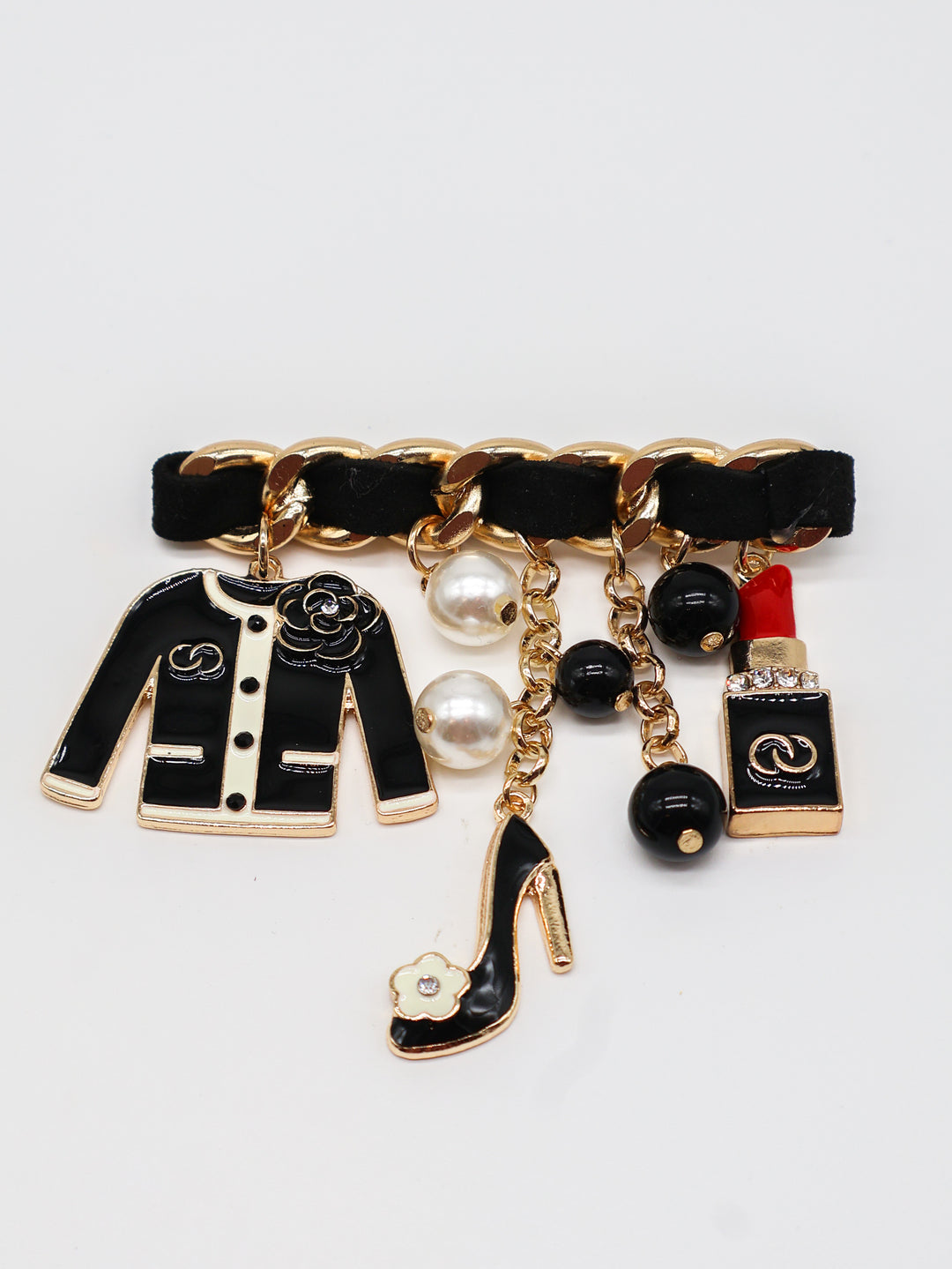 BR2176 - Chic Charm Bar Brooch-09-Accessories-Wona Trading, Inc.-Krista Anne's Boutique, Women's Fashion and Accessories Located in Oklahoma City, OK and Black Mountain, NC