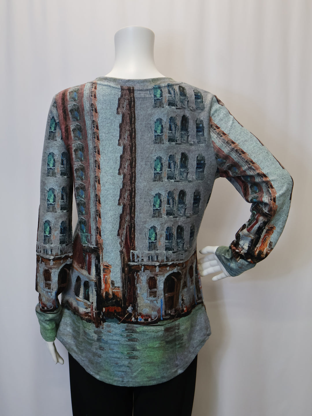 25633 - Fleece Basic Top-02-Tops/Blouses-Shana-Krista Anne's Boutique, Women's Fashion and Accessories Located in Oklahoma City, OK and Black Mountain, NC