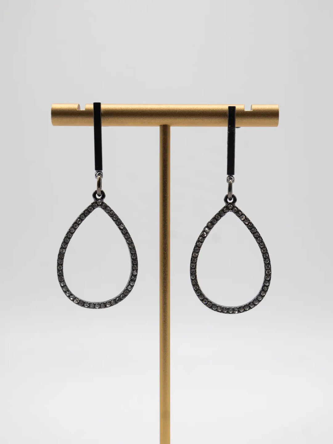 ET-26-70 - Crystal Teardrop Earrings-10-Jewelry-Michele Busch Jewelry-Krista Anne's Boutique, Women's Fashion and Accessories Located in Oklahoma City, OK and Black Mountain, NC