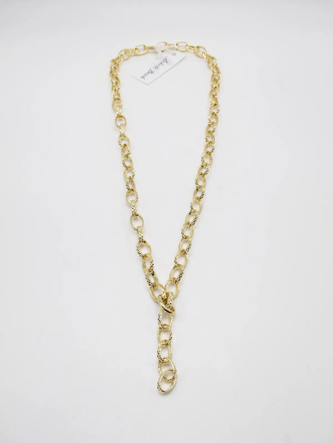 NW-25-152 - Polished Chain Necklace-10-Jewelry-Michele Busch Jewelry-Krista Anne's Boutique, Women's Fashion and Accessories Located in Oklahoma City, OK and Black Mountain, NC