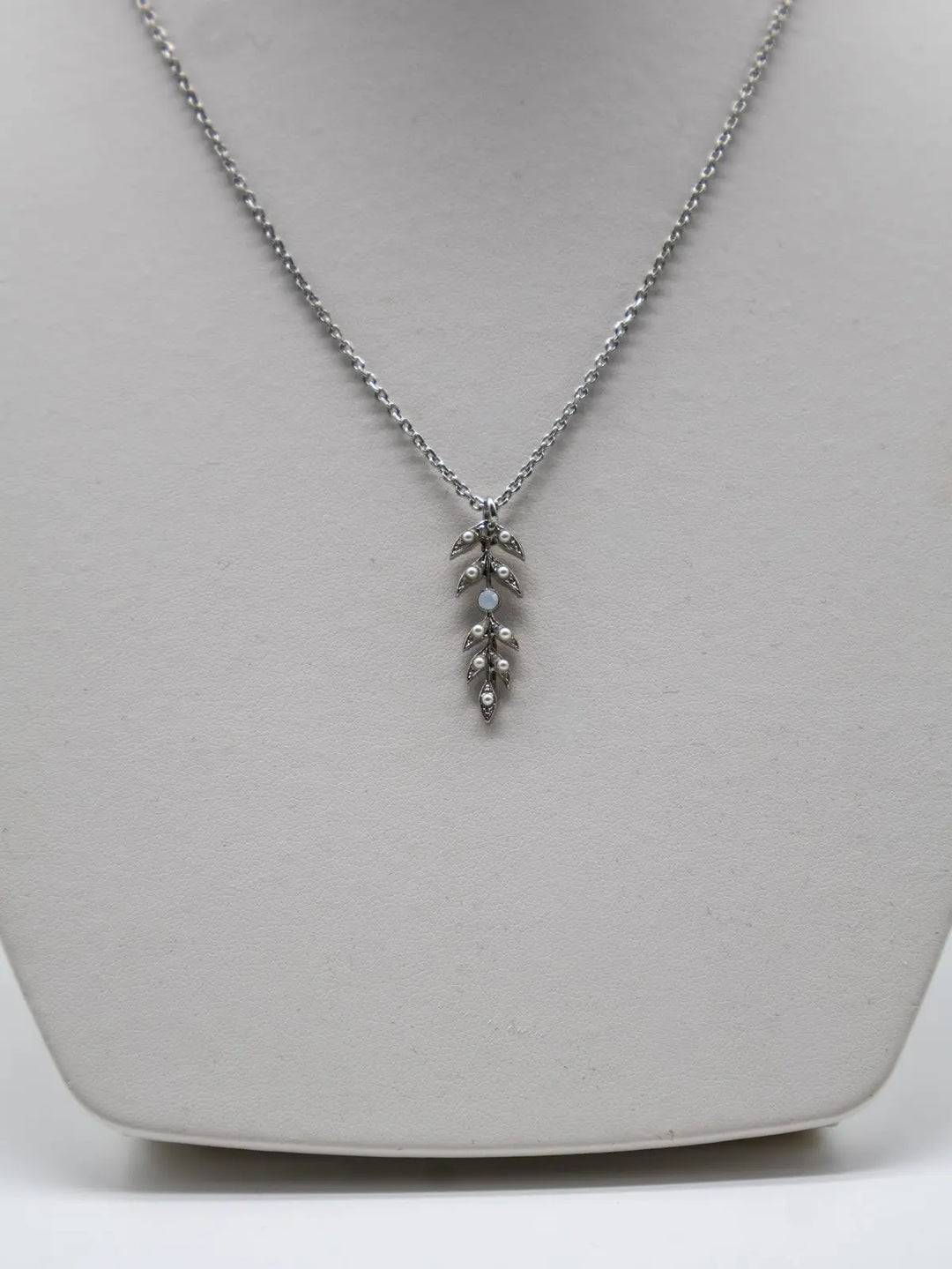 N-5628/3-2340-RO - Leaf Drop Necklace-10-Jewelry-Mariana-Krista Anne's Boutique, Women's Fashion and Accessories Located in Oklahoma City, OK and Black Mountain, NC