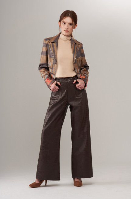 BCP5703A - Textured Gator Pant-04-Bottoms-Insight-Krista Anne's Boutique, Women's Fashion and Accessories Located in Oklahoma City, OK and Black Mountain, NC