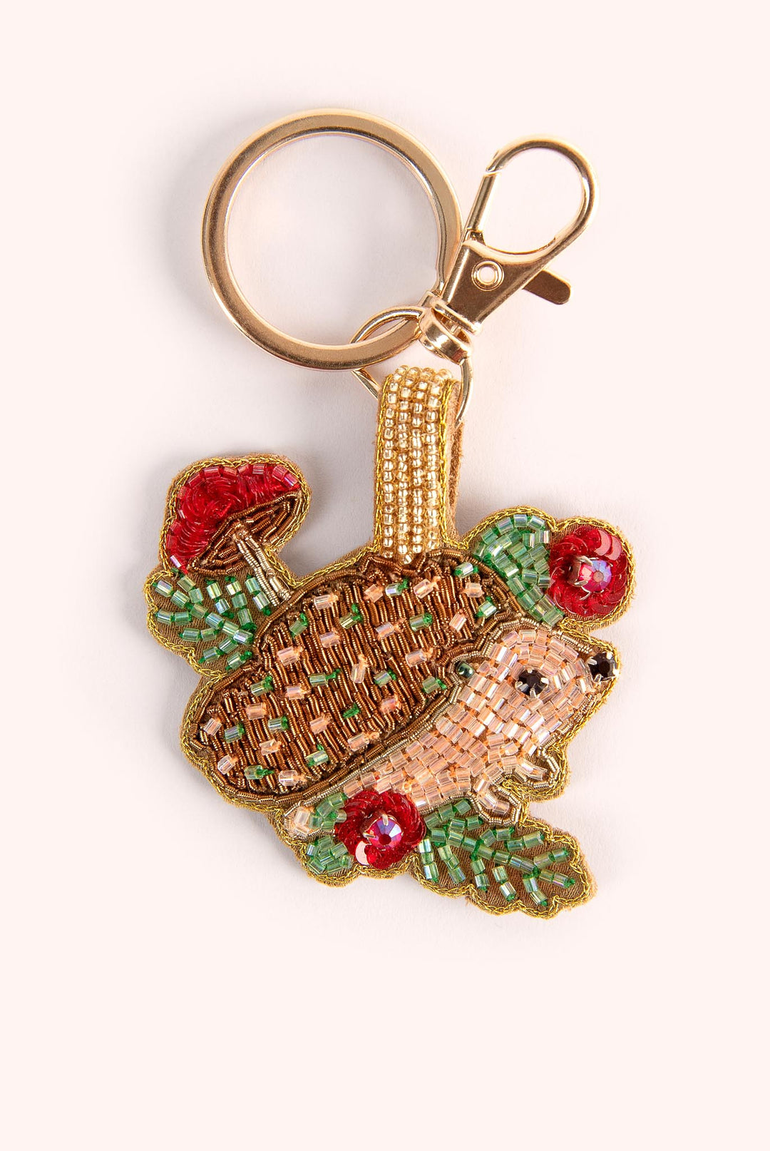 Beaded Keychain-09-Accessories-Powder-Krista Anne's Boutique, Women's Fashion and Accessories Located in Oklahoma City, OK and Black Mountain, NC