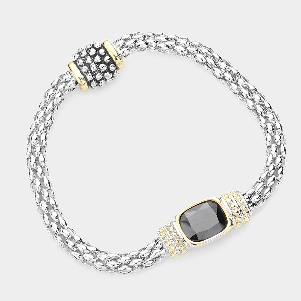 MGB035 - Midnight CZ Magnetic Bracelet-10-Jewelry-Wona Trading, Inc.-Krista Anne's Boutique, Women's Fashion and Accessories Located in Oklahoma City, OK and Black Mountain, NC