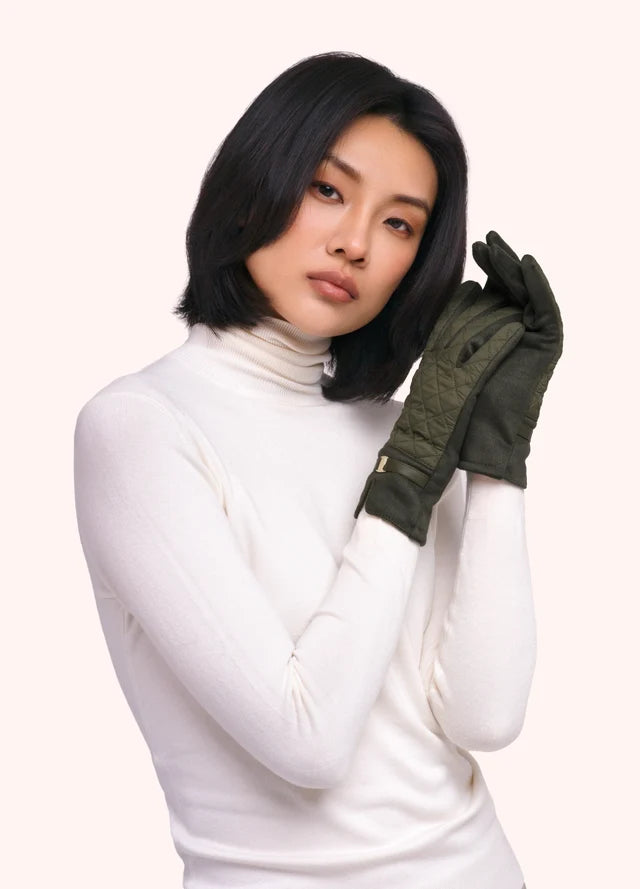 Penelope Gloves-09-Accessories-Powder-Krista Anne's Boutique, Women's Fashion and Accessories Located in Oklahoma City, OK and Black Mountain, NC