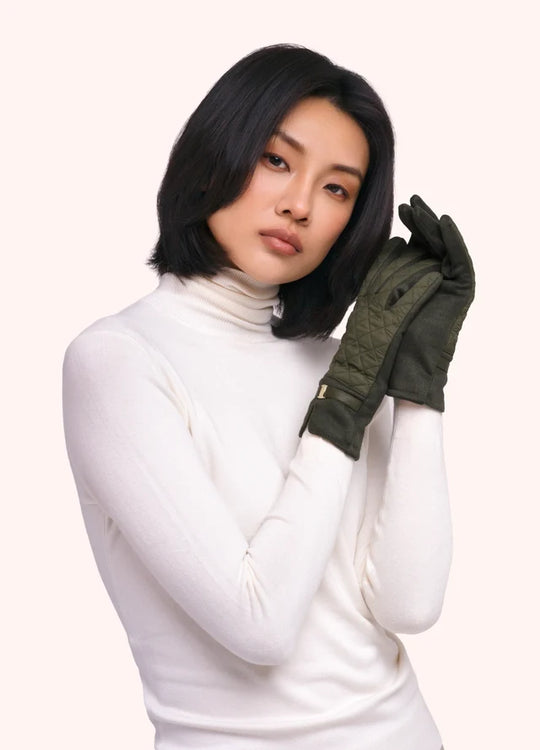 Penelope Gloves-09-Accessories-Powder-Krista Anne's Boutique, Women's Fashion and Accessories Located in Oklahoma City, OK and Black Mountain, NC