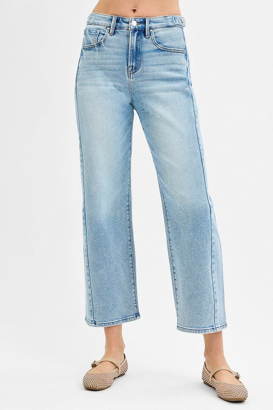 PGC21174 - Melinda Jeans-04-Bottoms-Risen Jeans-Krista Anne's Boutique, Women's Fashion and Accessories Located in Oklahoma City, OK and Black Mountain, NC