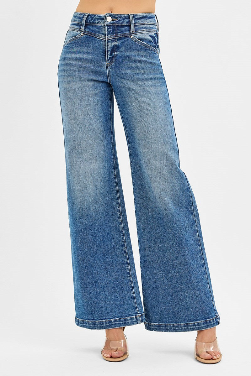 PW21353 - Mia Jeans-04-Bottoms-Risen Jeans-Krista Anne's Boutique, Women's Fashion and Accessories Located in Oklahoma City, OK and Black Mountain, NC