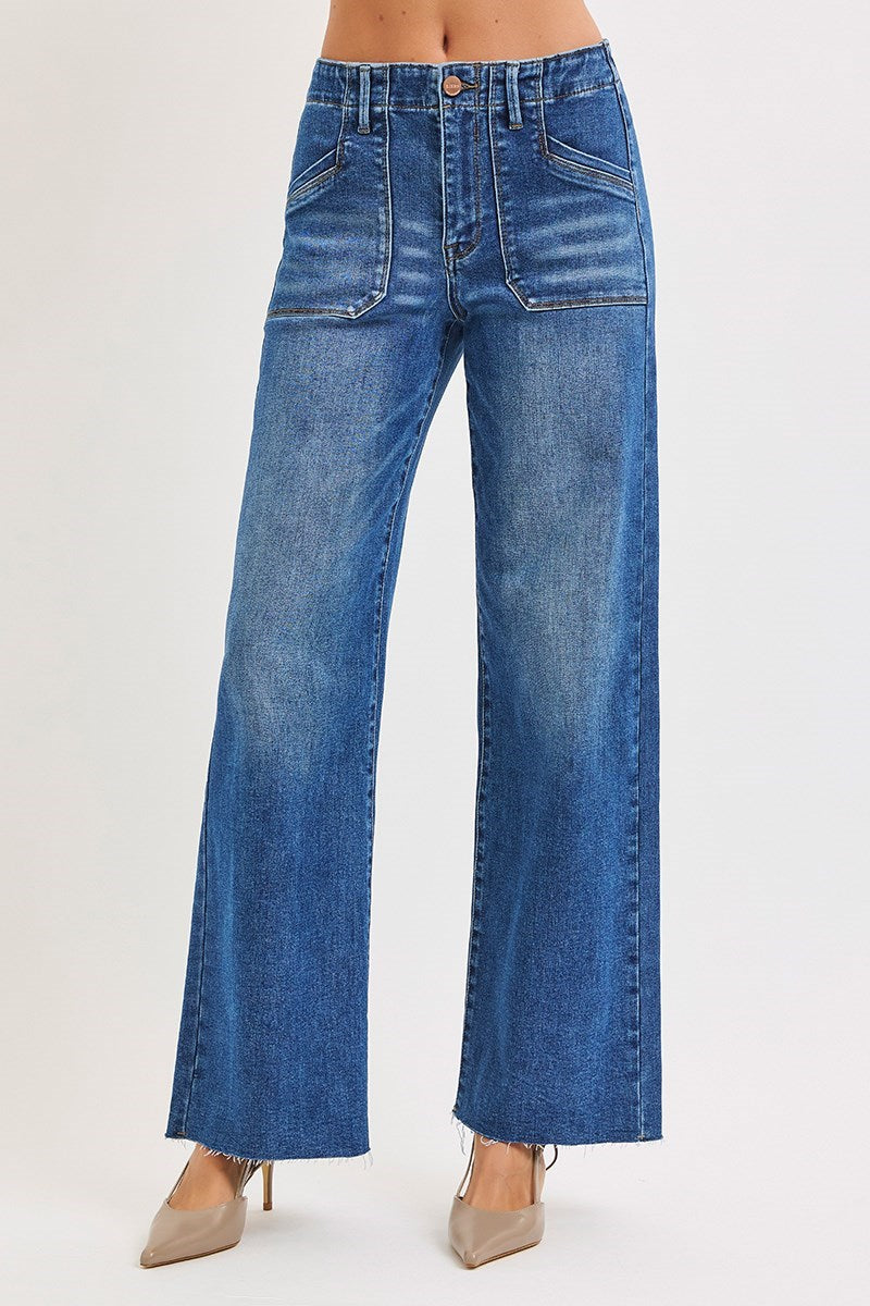 PW21404 - Sophia Jeans-04-Bottoms-Risen Jeans-Krista Anne's Boutique, Women's Fashion and Accessories Located in Oklahoma City, OK and Black Mountain, NC