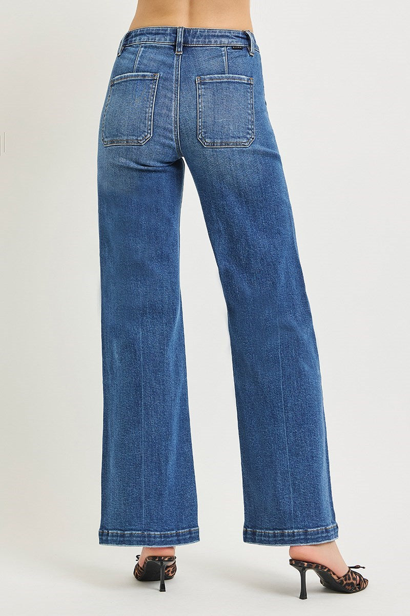 PW21426 - Delphine Jeans-04-Bottoms-Risen Jeans-Krista Anne's Boutique, Women's Fashion and Accessories Located in Oklahoma City, OK and Black Mountain, NC