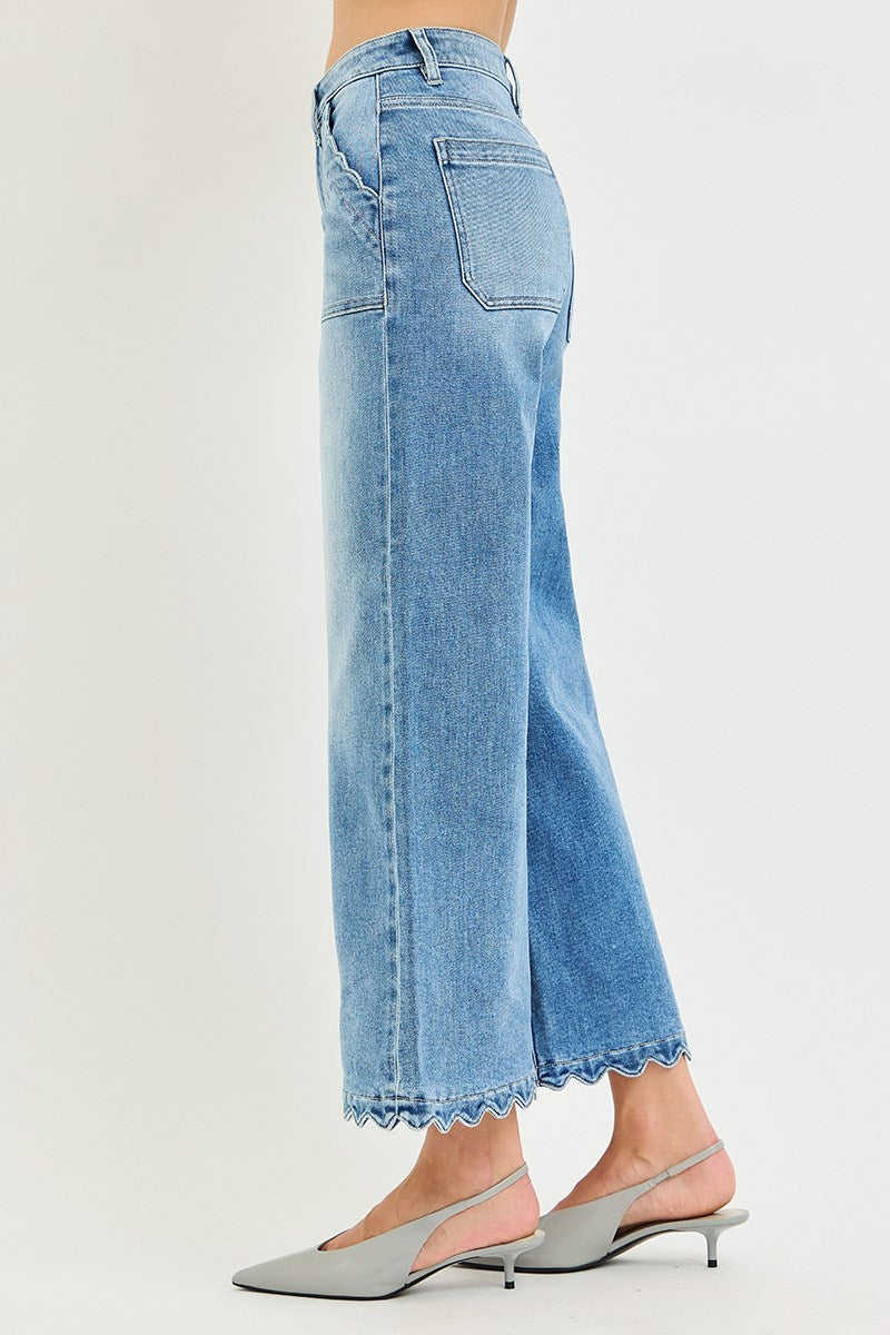 PWC20022 - Élodie Jeans-04-Bottoms-Risen Jeans-Krista Anne's Boutique, Women's Fashion and Accessories Located in Oklahoma City, OK and Black Mountain, NC