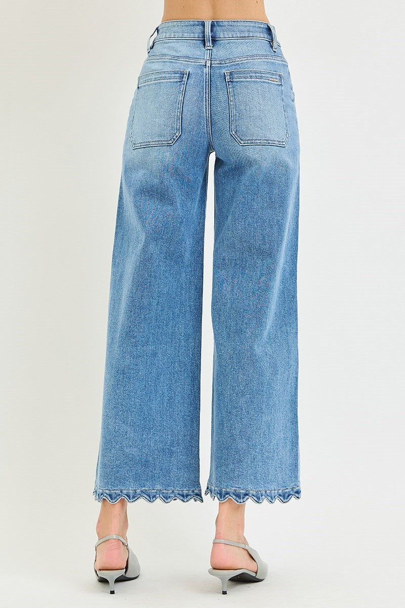 PWC20022 - Élodie Jeans-04-Bottoms-Risen Jeans-Krista Anne's Boutique, Women's Fashion and Accessories Located in Oklahoma City, OK and Black Mountain, NC