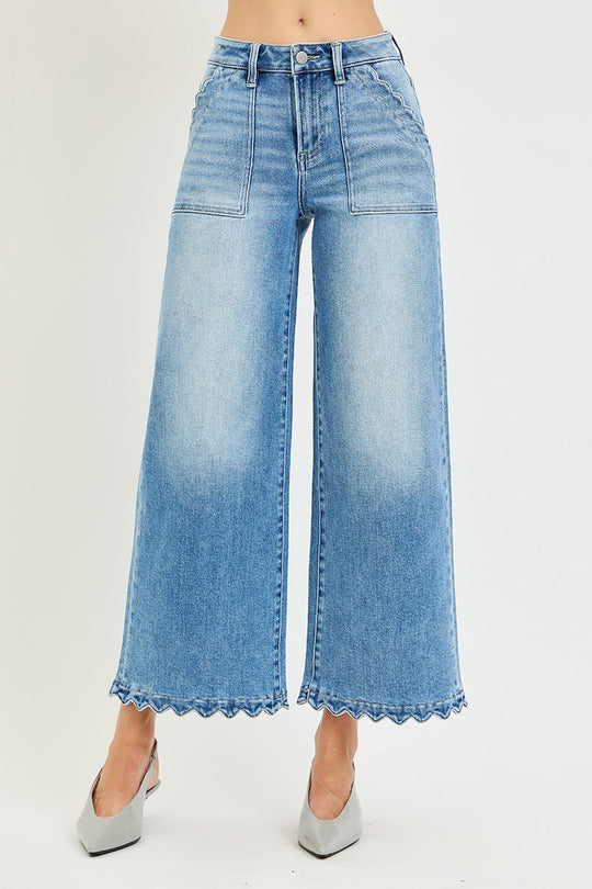 PWC20022 - Élodie Jeans-04-Bottoms-Risen Jeans-Krista Anne's Boutique, Women's Fashion and Accessories Located in Oklahoma City, OK and Black Mountain, NC