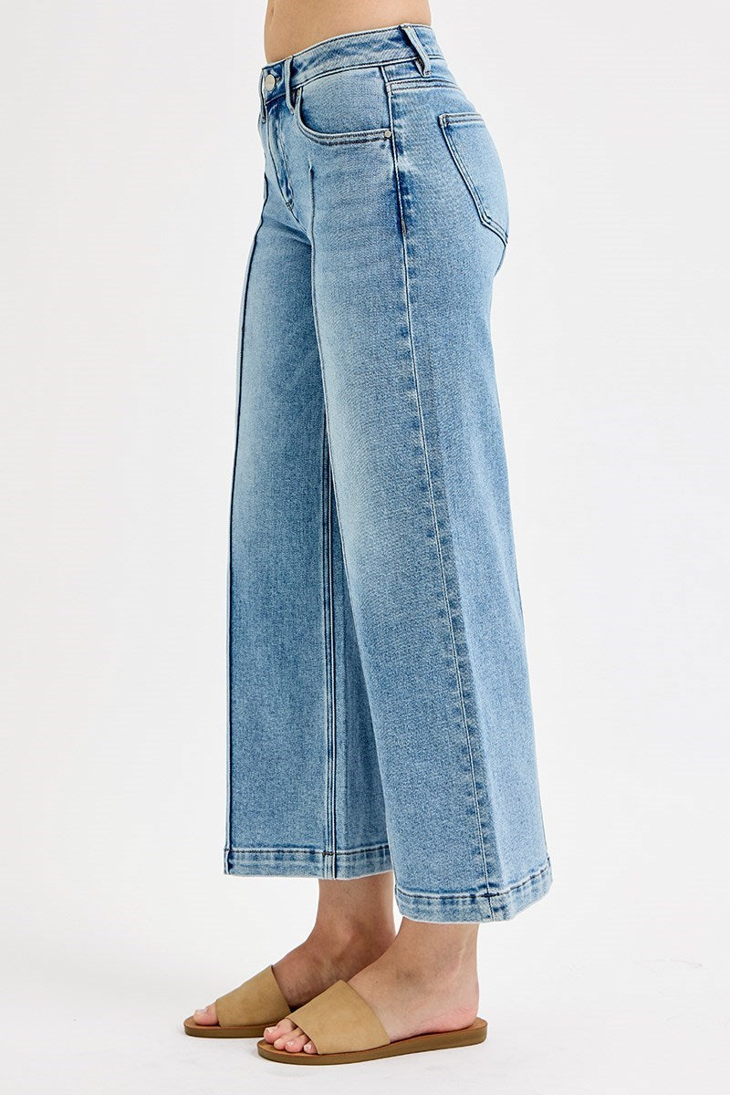 PWC21223 - Livia Jeans-04-Bottoms-Risen Jeans-Krista Anne's Boutique, Women's Fashion and Accessories Located in Oklahoma City, OK and Black Mountain, NC