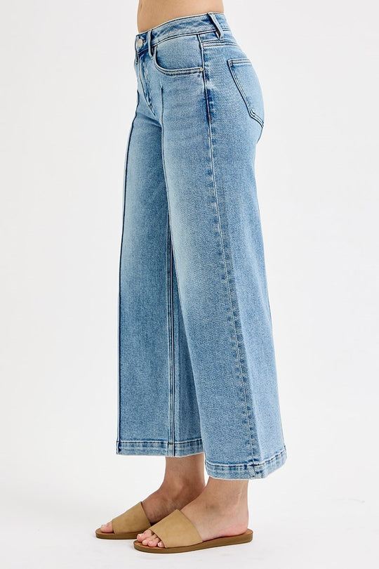 PWC21223 - Livia Jeans-04-Bottoms-Risen Jeans-Krista Anne's Boutique, Women's Fashion and Accessories Located in Oklahoma City, OK and Black Mountain, NC