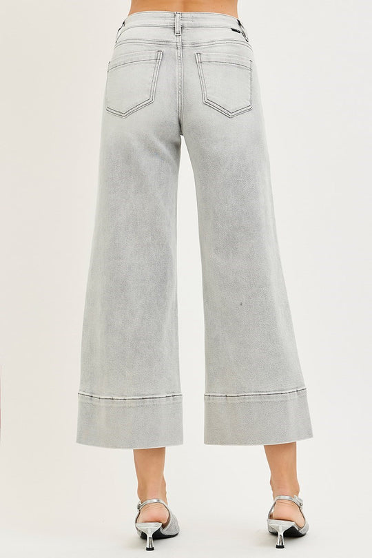 PWC21271 - Misty Pintuck Front Jeans-04-Bottoms-Risen Jeans-Krista Anne's Boutique, Women's Fashion and Accessories Located in Oklahoma City, OK and Black Mountain, NC
