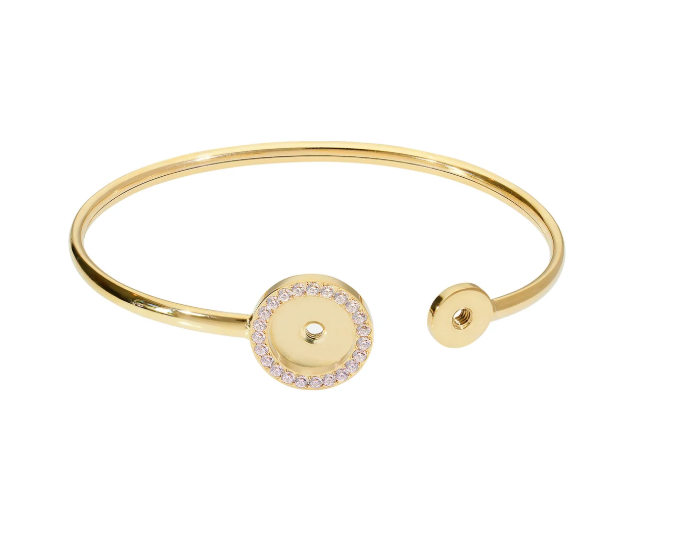 Portofino Lumière Halo Bangle-10-Jewelry-Qudo-Krista Anne's Boutique, Women's Fashion and Accessories Located in Oklahoma City, OK and Black Mountain, NC