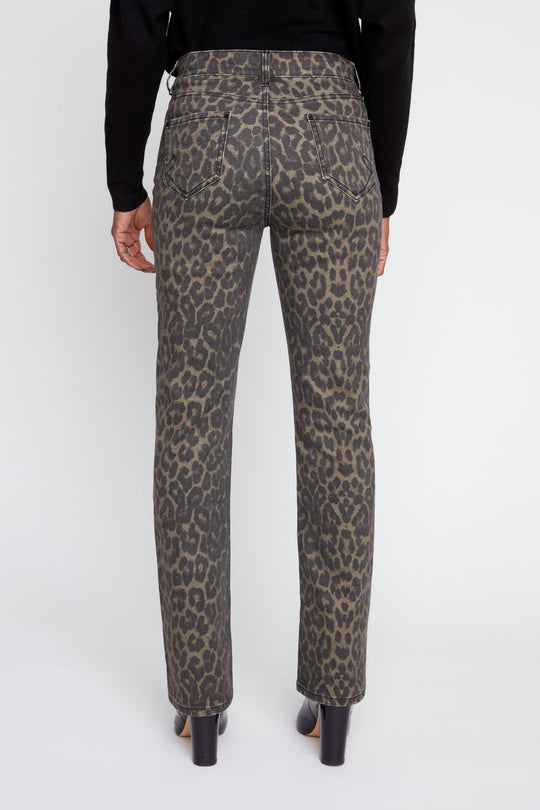 R10002-E2008SP - Leopard Print Narrow Leg Pant-04-Bottoms-Renuar-Krista Anne's Boutique, Women's Fashion and Accessories Located in Oklahoma City, OK and Black Mountain, NC
