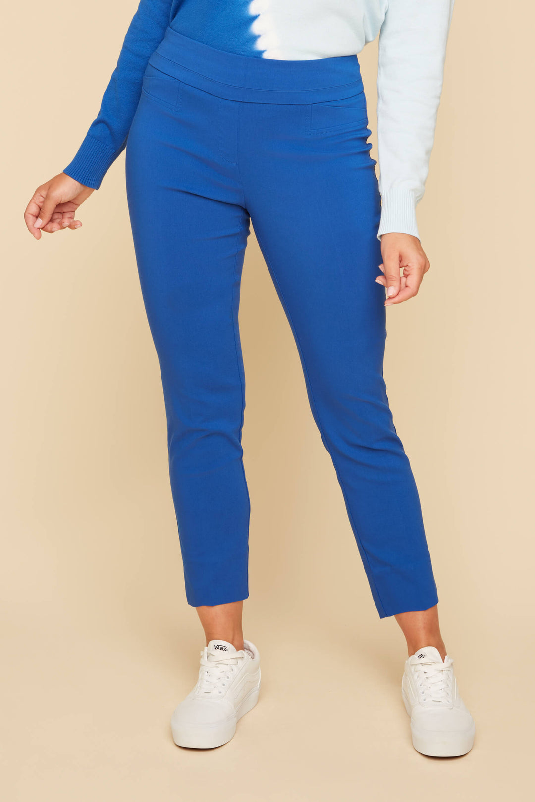 R1542 - Pull-On Ankle Pant-04-Bottoms-Renuar-Krista Anne's Boutique, Women's Fashion and Accessories Located in Oklahoma City, OK and Black Mountain, NC