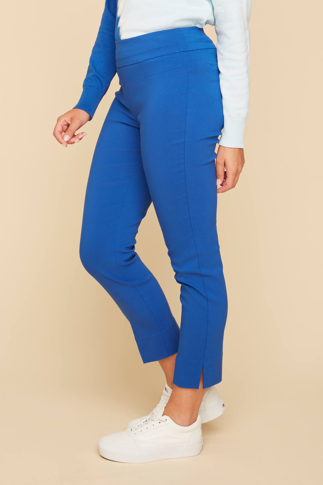 R1542 - Pull-On Ankle Pant-04-Bottoms-Renuar-Krista Anne's Boutique, Women's Fashion and Accessories Located in Oklahoma City, OK and Black Mountain, NC