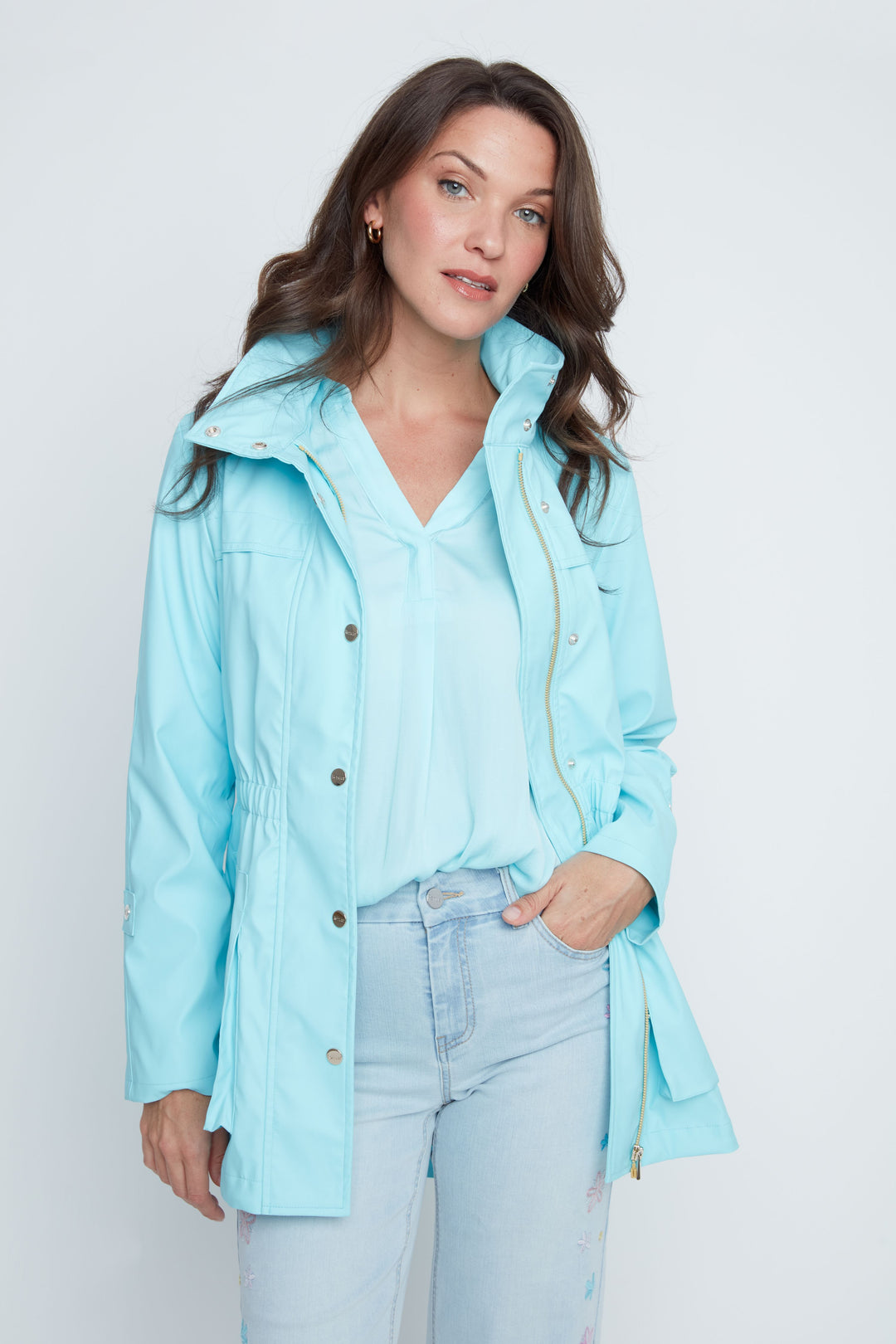 R3859L-E2183 - Rain Jacket-01-Jackets/Blazers-Renuar-Krista Anne's Boutique, Women's Fashion and Accessories Located in Oklahoma City, OK and Black Mountain, NC