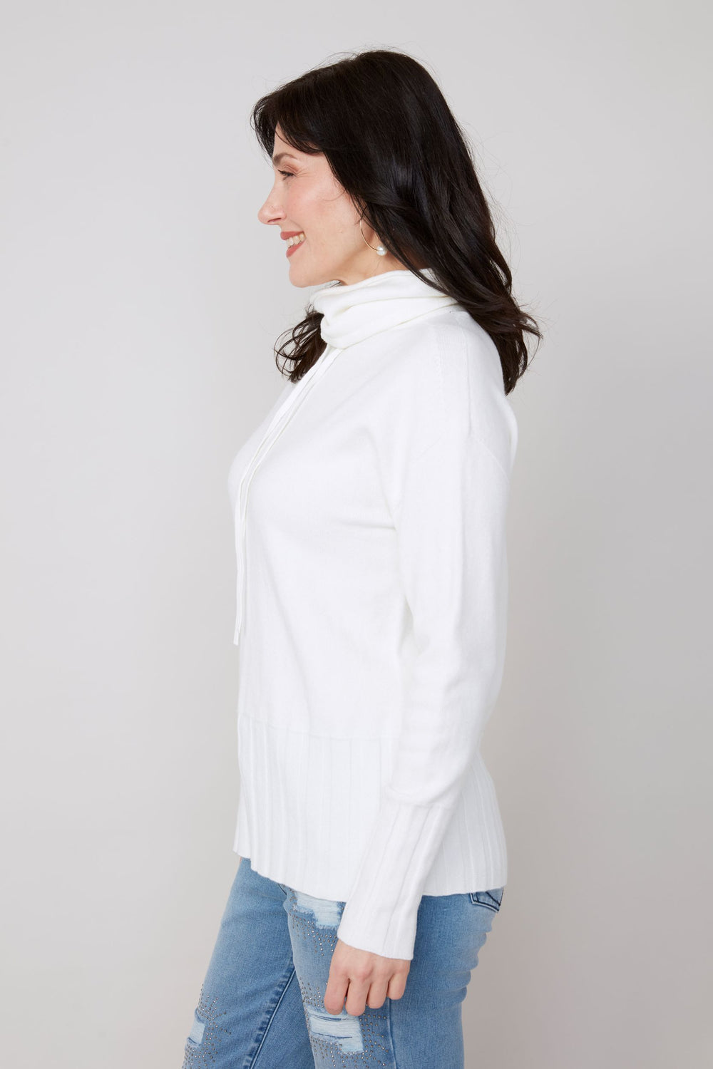 R6940 - Cozy Cowl Pullover-05-Sweaters-Renuar-Krista Anne's Boutique, Women's Fashion and Accessories Located in Oklahoma City, OK and Black Mountain, NC