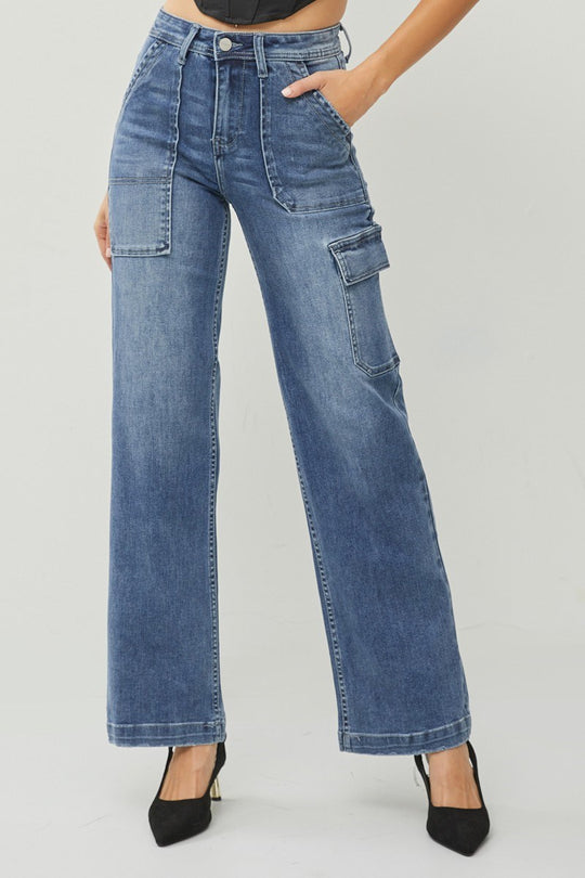 RDP5534 - Lila Jean-04-Bottoms-Risen Jeans-Krista Anne's Boutique, Women's Fashion and Accessories Located in Oklahoma City, OK and Black Mountain, NC