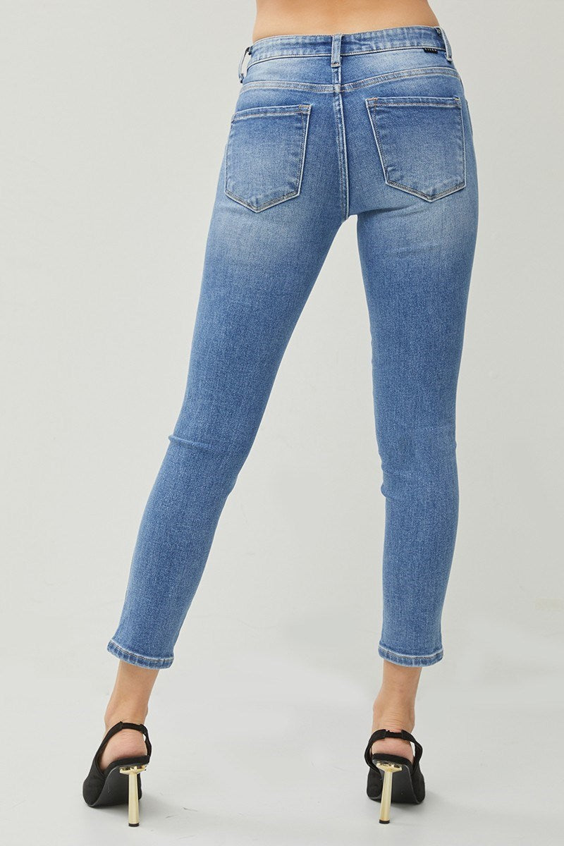 RDP5560 - Ollie Jeans-04-Bottoms-Risen Jeans-Krista Anne's Boutique, Women's Fashion and Accessories Located in Oklahoma City, OK and Black Mountain, NC