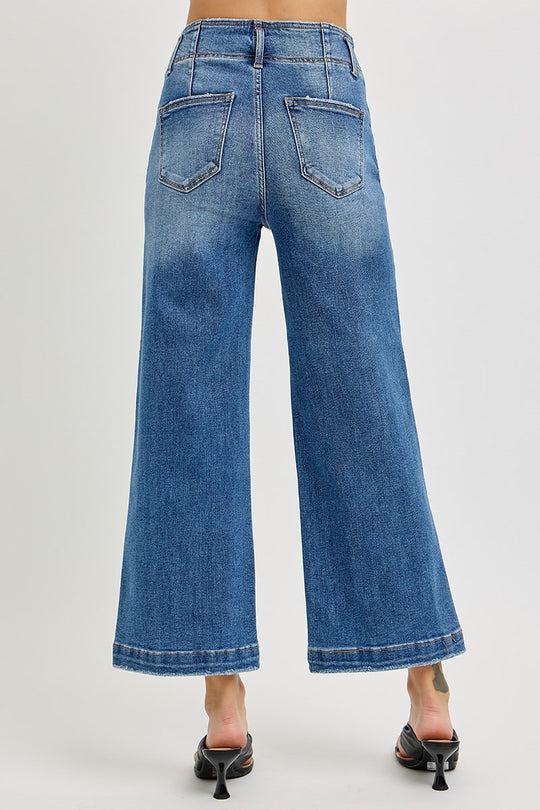RDP5653 - High Rise Front Seam Jeans-04-Bottoms-Risen Jeans-Krista Anne's Boutique, Women's Fashion and Accessories Located in Oklahoma City, OK and Black Mountain, NC