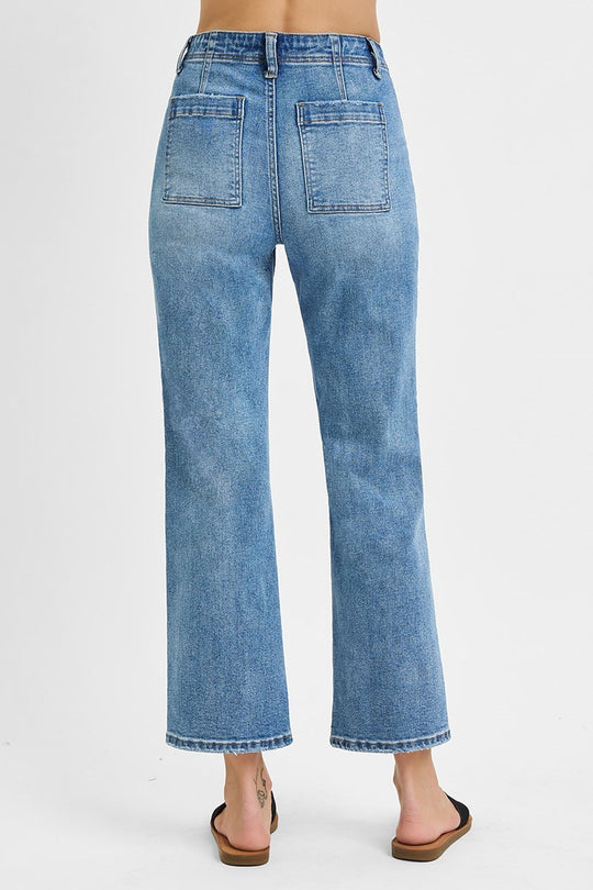 RDP5662CH - Whitney Jean-04-Bottoms-Risen Jeans-Krista Anne's Boutique, Women's Fashion and Accessories Located in Oklahoma City, OK and Black Mountain, NC