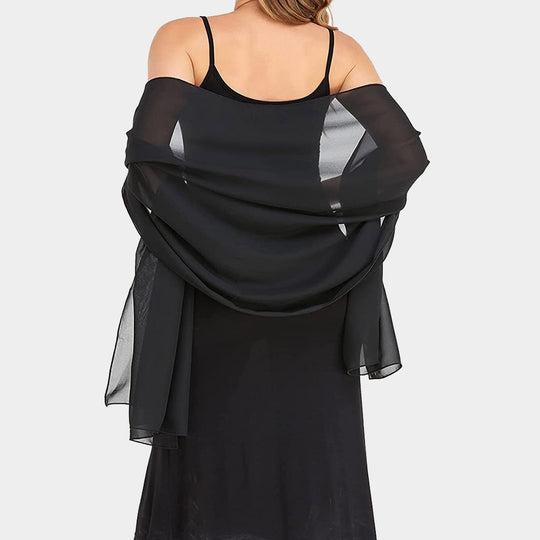 Lightweight Chiffon Wrap-09-Accessories-Wona Trading, Inc.-Krista Anne's Boutique, Women's Fashion and Accessories Located in Oklahoma City, OK and Black Mountain, NC