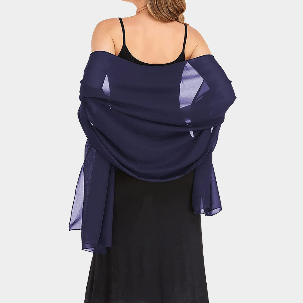 Lightweight Chiffon Wrap-09-Accessories-Wona Trading, Inc.-Krista Anne's Boutique, Women's Fashion and Accessories Located in Oklahoma City, OK and Black Mountain, NC