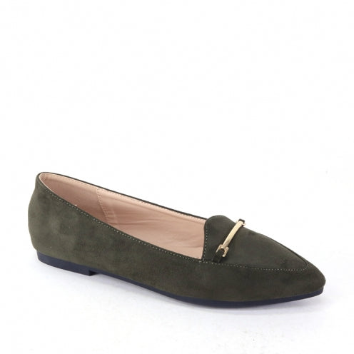 SF9140 - Gold Accent Loafers-11-Shoes-Summer Rio-Krista Anne's Boutique, Women's Fashion and Accessories Located in Oklahoma City, OK and Black Mountain, NC
