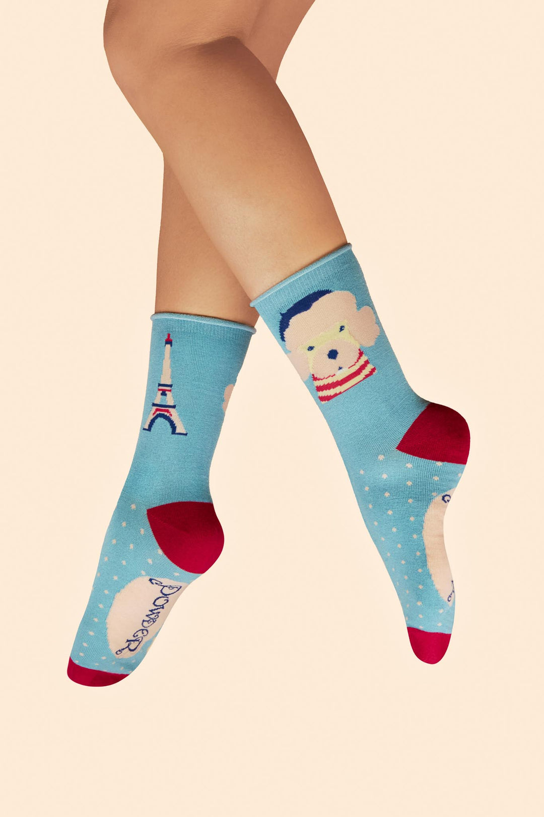 Printed Women's Socks-09-Accessories-Powder-Krista Anne's Boutique, Women's Fashion and Accessories Located in Oklahoma City, OK and Black Mountain, NC