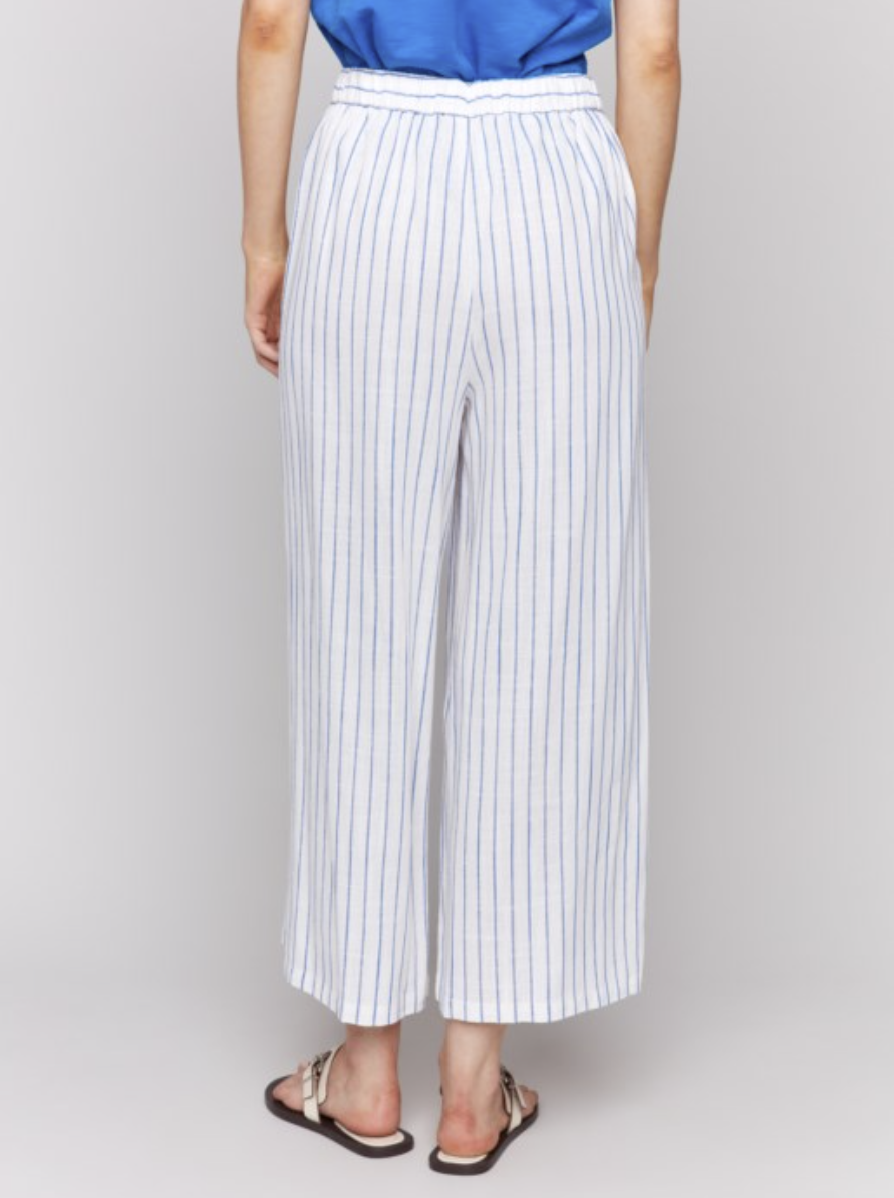 C5657-787A - Pull On Yarn Dye Stripe Pant-04-Bottoms-Charlie B.-Krista Anne's Boutique, Women's Fashion and Accessories Located in Oklahoma City, OK and Black Mountain, NC