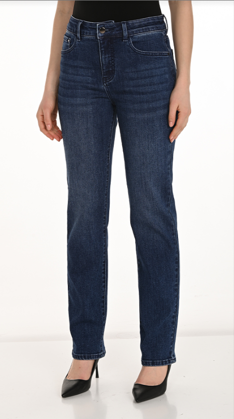 254923 Comfort Slim-Leg Jean-04-Bottoms-Frank Lyman-Krista Anne's Boutique, Women's Fashion and Accessories Located in Oklahoma City, OK and Black Mountain, NC