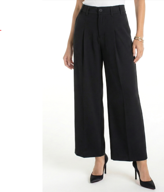 LM7B37TS39 - Pleated Wide Leg Trouser