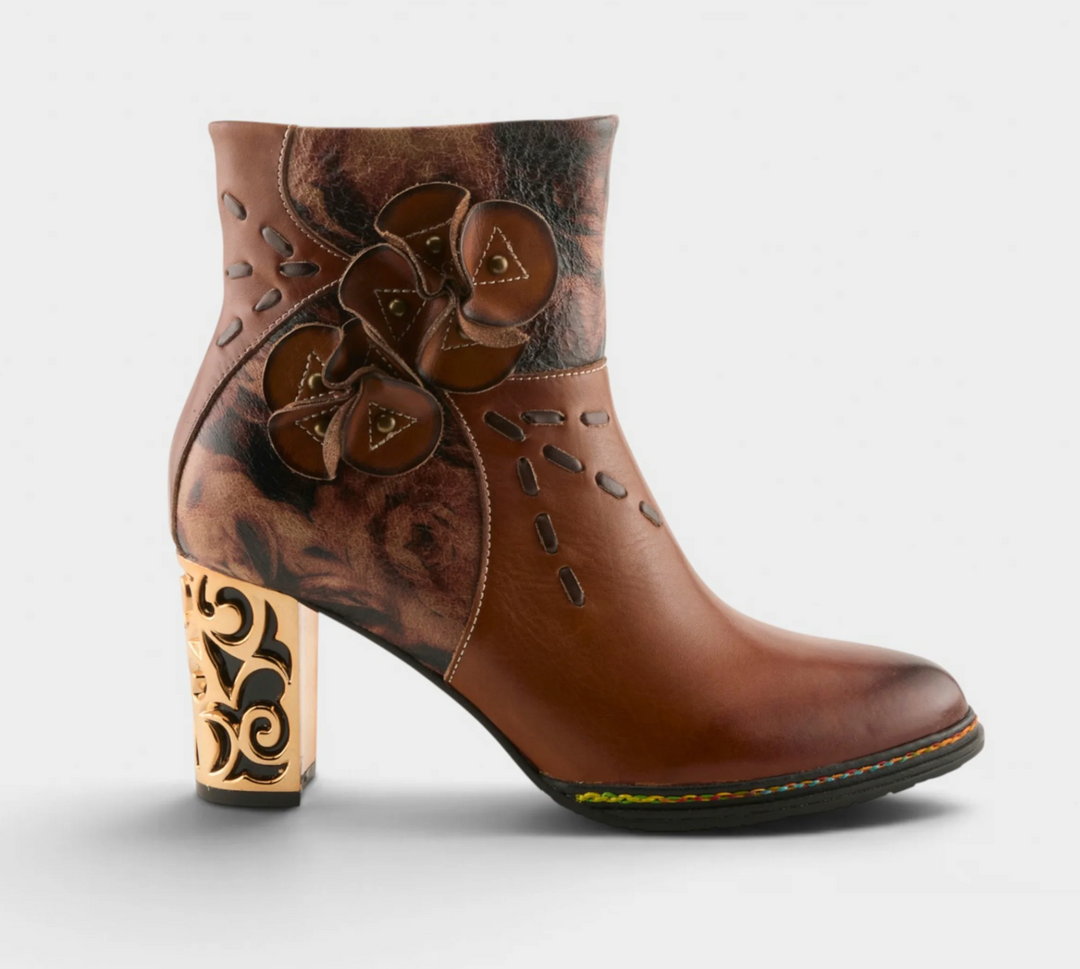 Kurlique Heeled Ankle Boots-11-Shoes-Spring Footwear-Krista Anne's Boutique, Women's Fashion and Accessories Located in Oklahoma City, OK and Black Mountain, NC
